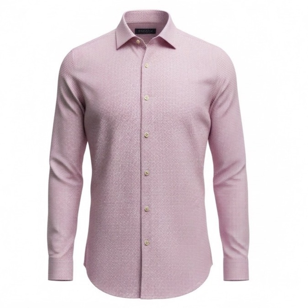 Twillory Mens 16.5 36/37 Non-Iron Safe Cotton Tailored Fit Dress Shirt (X27)